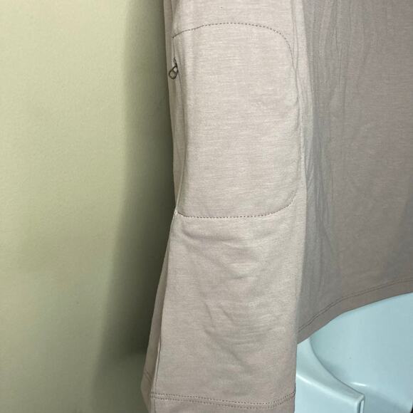 Bluffworks Threshold Cowl Neck Top Misty Mauve In Standard Fit Size S Small NWT - Picture 10 of 13